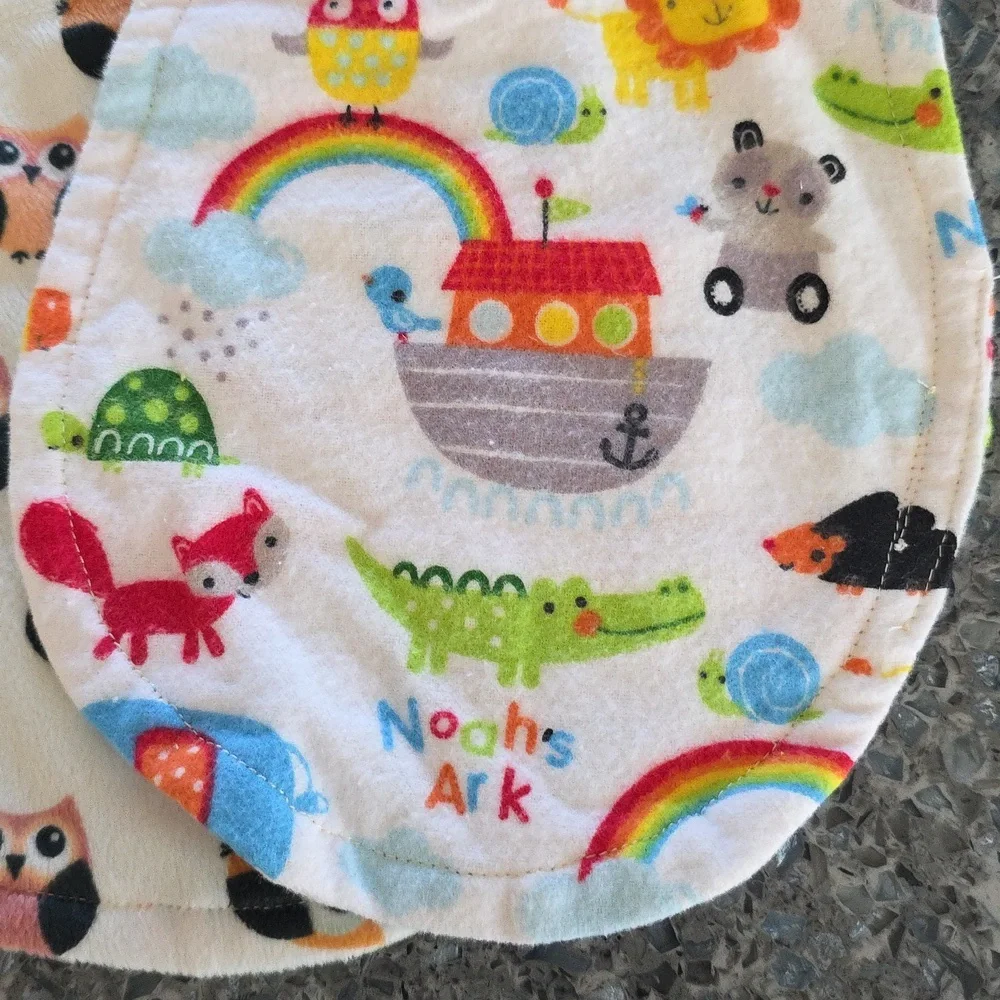 Colorful Kids Burp Cloth Set